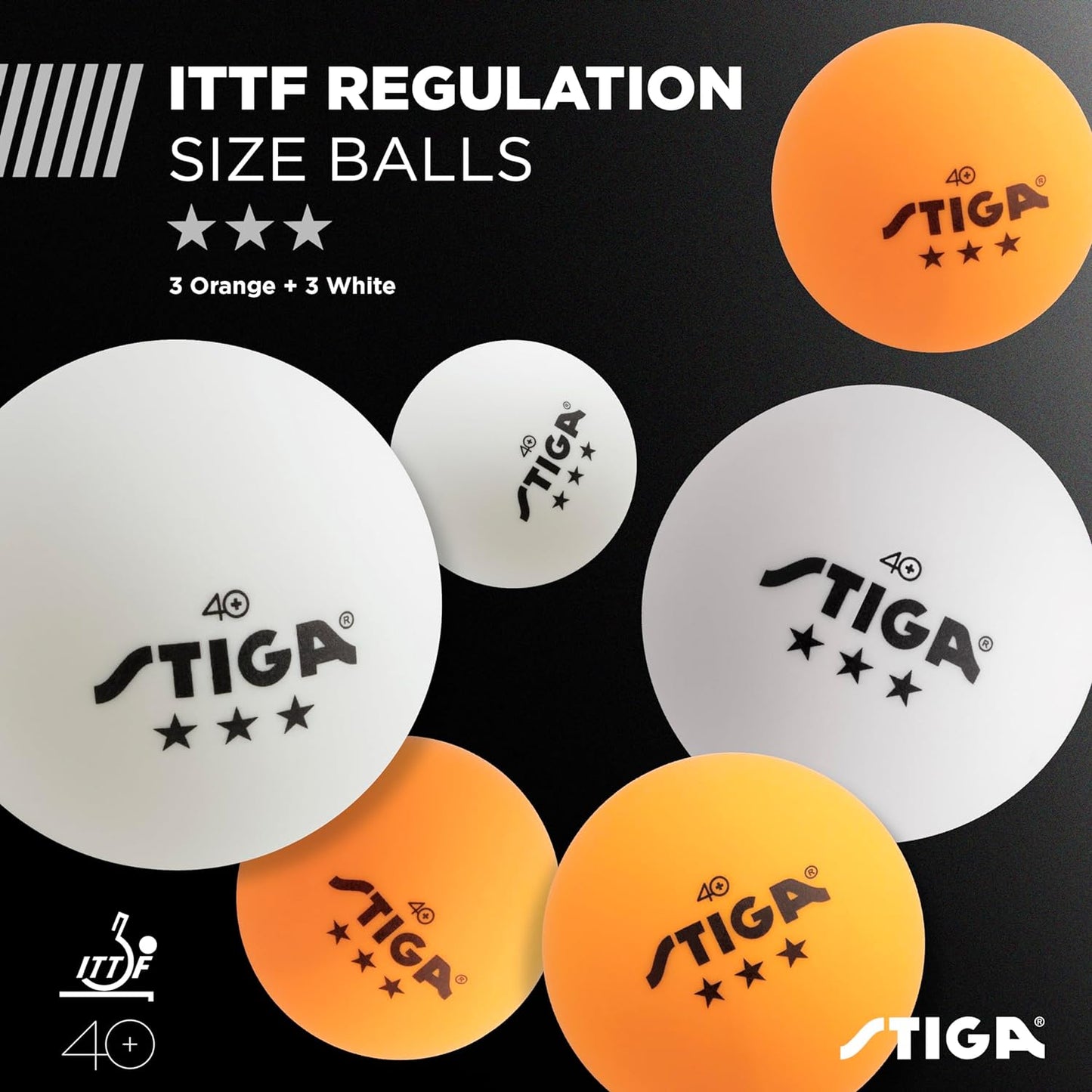 Ultimate 2 or 4 Player Table Tennis Set - USATT Approved Rackets & 3-Star Balls for Skill Mastery with 5-Ply Blade & Flared Handle!